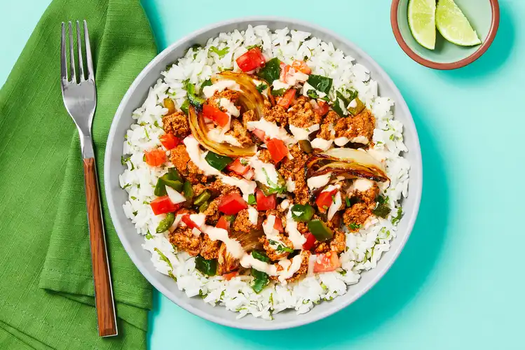 Tex-Mex Pork & Pepper Bowls