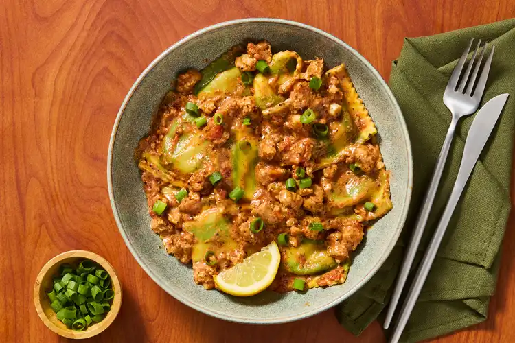 Chicken Sausage &amp; Ricotta Ravioli